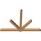 Ekena Millwork Kennewick Timber Gable Bracket, Western Red Cedar, 72"W x 48"H x 3 1/2"D x 3 1/2"F, 16/12 Pitch GBW072X48X0404KEN00SWR - alternate 5